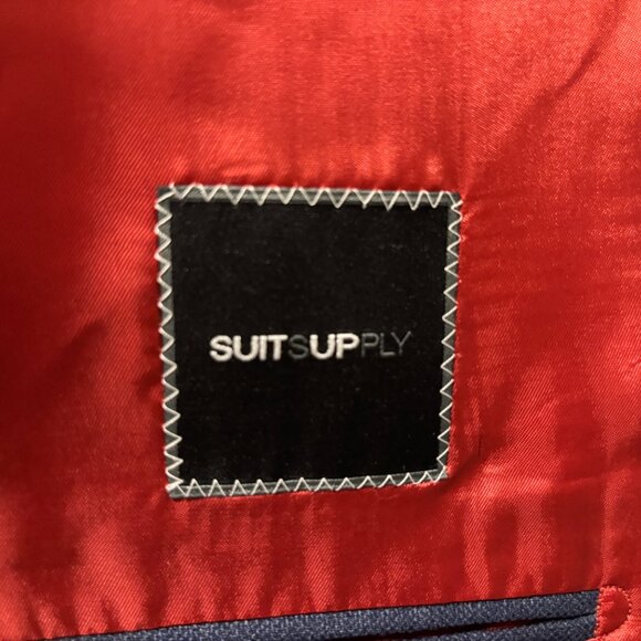 SUITSUPPLY Blue Wool Sport Coat Blazer 42 - Picture 8 of 12
